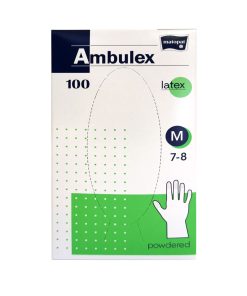 Alternative view of Ambulex Latex M rukavice za jednokratnu upotrebu, 100 komada