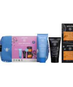 Alternative view of Apivita set Aqua beelicious (Rich krema 40ml + black detox 50ml gratis + maska za lice med 2x8ml gratis)