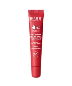 Alternative view of BABE Sun Lip&Cheek Color Balm SPF50 Red, 20 ml