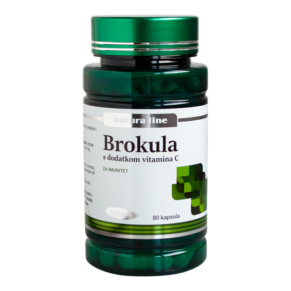 Brokula + vitamin C 80 kapsula BIOFARM - Slika 2
