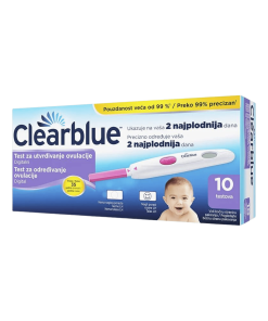 Alternative view of Clearblue Digital test za utvrđivanje ovulacije, 10 kom.