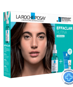 Alternative view of La Roche-Posay Effaclar Rutina serum, 30 ml + gel, 50 ml + Anthelios Oil Correct SPF50+, 3 ml