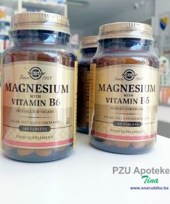 Alternative view of Magnezij sa Vitaminom B6 a 100 tableta Solgar