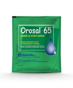 Alternative view of Orosal 65 prašak za oralni rastvor 1 vrećica, Za nadoknadu tečnosti i elektrolita