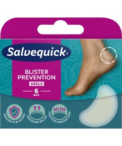 Salvequick Hidrokoloidni flasteri za pete medium, 6 komada