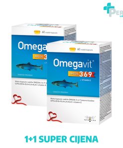 Apipharma Omegavit 3-6-9 Riblje Ulje DUO PACK 120 kapsula