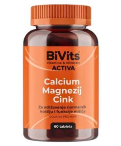 BIVITS ACTIVA CALCIJ,MG,CINK A 60 TBL AB