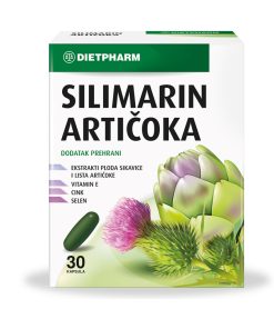 Alternative view of Dietpharm Silimarin Artičoka Kapsule za Zdravlje Jetre