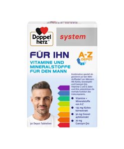 Alternative view of Doppelherz A-Z DEPO Vitamini i Minerali ZA NJEGA 30 Tableta