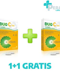 Alternative view of Hamapharm Duo C 500 30 Kapsula 1+1 GRATIS