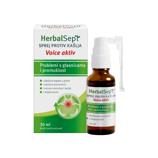 Herbasept sprej protiv kašlja Voice aktiv