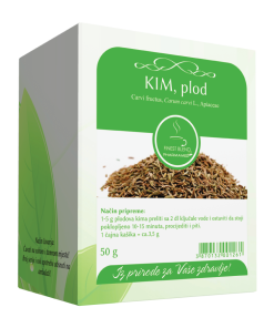 PHARMAMED ČAJ Kim plod 50gr, Za poticanje probave, olakšavanje nadutosti