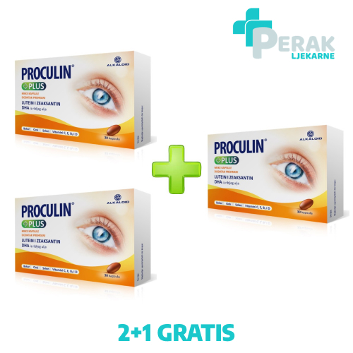 Proculin Plus Kapsule za Očuvanje Vida 2+1 GRATIS - Slika 2