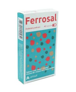 Alternative view of Amsal Ferrosal kapsule 40 kapsula