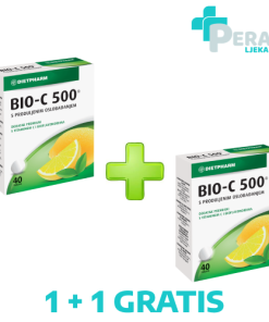 Dietpharm BIO-C 500, 40 tableta 1+1 GRATIS