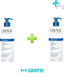 Uriage Xemose Sindet za Pranje Suhe Kože 500ml 1+1 Gratis