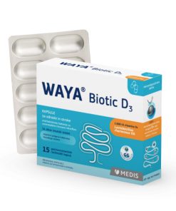 Alternative view of Waya Biotic D3 Kapsule za Probavu i Imunitet 15 kom ROK!10/26