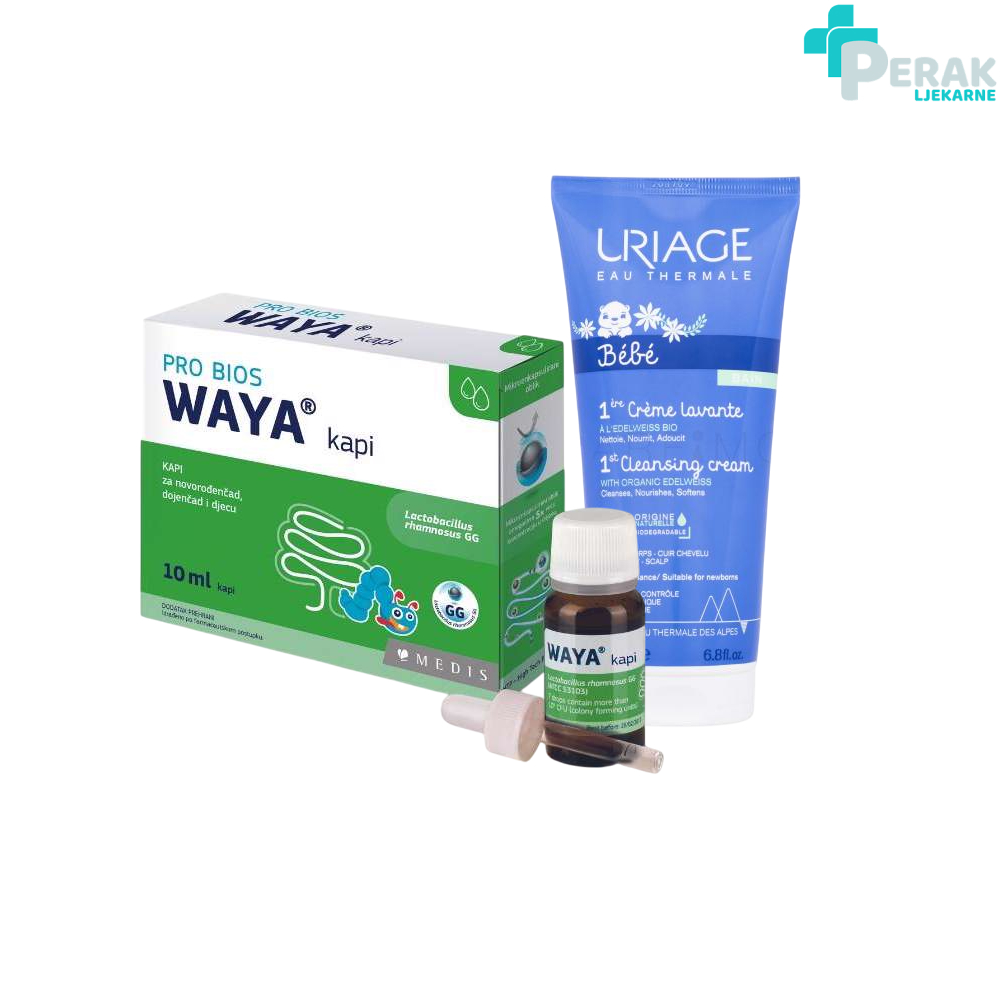 Waya Biotic Kapi 10ml + Uriage Bebe Krema Za Pranje 50ml PROMO - Slika 2